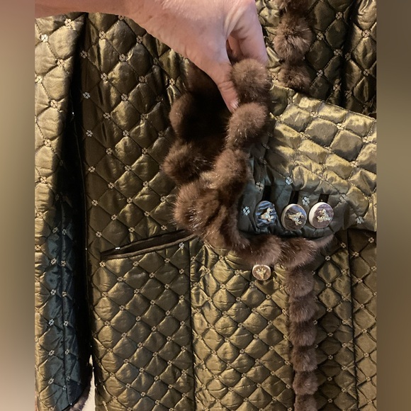 COUTURE GAISBERGER SILK COAT - Picture 5 of 15